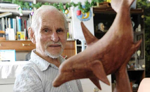 Making a splash: Hec Goodall expresses concerns about the Pet Porpoise Pool’s role in marine life. Making a splash: Hec Goodall expresses concerns about the Pet Porpoise Pool’s role in marine life.